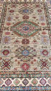 kazak design afghan hand knotted rug