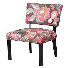 A moroccan finish on the straight wood legs beautifully complements the. Powell Company Accent Chairs Pink And Brown Floral Accent Chair 383 560 Stationary From Todd S Affordable Furniture