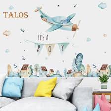 Town Wall Stickers Removable Room Decor