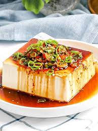 silken tofu with korean soy sauce