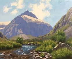 How To Paint A Mountain Landscape A