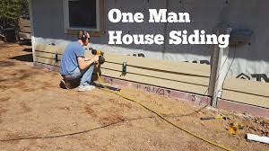 Siding a House By Yourself - YouTube