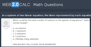 System Of Two Linear Equation