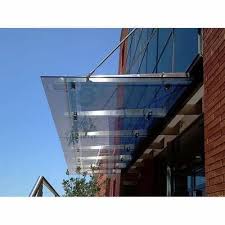 Stainless Steel Glass Canopy At Rs 1500