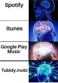 Tubidy indexes videos from internet and transcodes them into mp3 and mp4 to be played on your mobile phone. Spotify Ltunes Google Play Music Tubidymobi Google Meme On Me Me