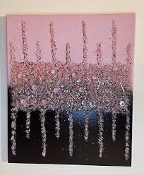 Crushed Glass Resin Picture Wall Art