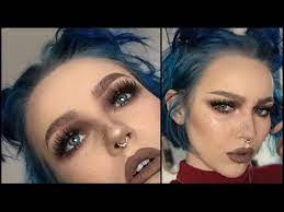 easy cool toned grunge makeup tutorial
