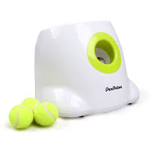 An automatic ball launcher isn't the most affordable option for entertaining your pet, but it does offer some considerable advantages like independent the tennis ball that comes with the launcher can float on water, which means your chuckit device can be used not just in your backyard or dog park. Amazon Com Automatic Ball Launcher Dog Interactive Toy Dog Fetch Toy Pet Ball Thrower Throwing Game 3 Tennis Balls Included Launch Distance 10ft 20ft 30ft Mini Style Pet Supplies