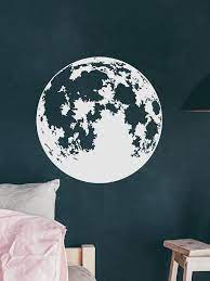 Large Moon Wall Decal Moon Stickers