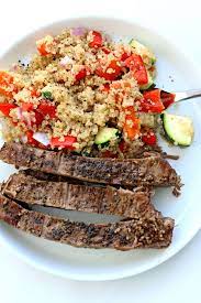 1 tsp olive oil 1 flank steak, sliced thin 1 red pepper, sliced 1 green pepper, sliced 1 onion, sliced 1 tbsp taco seasoning 1/2 cup beef broth 1 tbsp tomato paste tortillas and lime. Instant Pot Flank Steak 365 Days Of Slow Cooking And Pressure Cooking