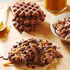 chocolate waffle turtle cookies