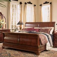 Inspired from the past, cherry. Cherry Grove Sleigh Bed American Drew Furniture Cart