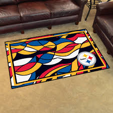 pittsburgh steelers quick snap area rug