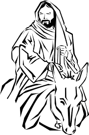 You could also print the picture while using the print button above the image. Jesus Rides A Donkey Coloring Pages