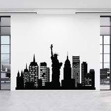 New York City Skyline Vinyl Wall Decal