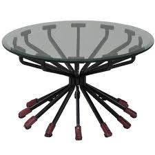 Coffee Table With Glass Top Steel Legs