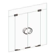 Single Glass Door 3d Icon In