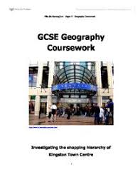 Geography Coursework   Data Interpretation