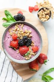 perfect berry smoothie bowl dairy