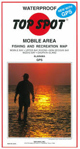 Mobile Area Al Top Spot Fishing Map N222 Keith Map Service