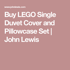 lego single duvet cover and pillowcase