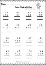 Two digit subtraction without regrouping worksheet 2 3 4 common. Two Digit Addition Two Digit Vertical Addition And Subtraction Worksheets