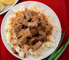 southern beef tips with rice and gravy