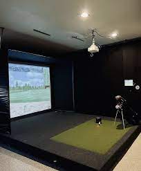 putting green diy golf simulator