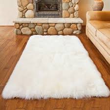 faux fur area rug gy rug