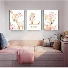 Wall Art Pink Flowers Poster