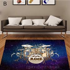 drum piano carpet rectangle floor mat