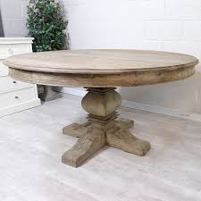 Linen on ash with fat lacquer base built in solid metal finish: French Style Reclaimed Large Round Dining Table Buy From The French Furniture Specialist Nicky Cornell Shabby Chic Furniture Specialists