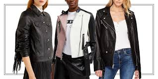 leather jacket outfit ideas for women