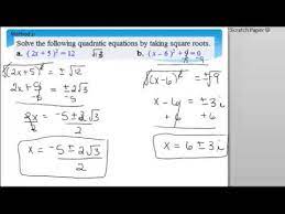 2 3 quadratic equations in one variable