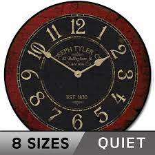 Bellingham Red Wall Clock Large Wall