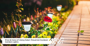 Solar Outdoor Garden Lights Pros And Cons