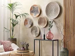 Seagrass Wall Hanging Plates Set Of 5