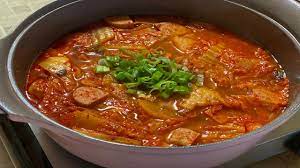 kimchi jjigae kimchi stew with spam
