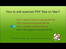 How to use a pdf editor on mac. How To Edit Scanned Pdf Documents On Mac Pdf Editor Ocr Youtube