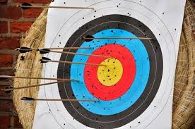 archery target for a compound bow