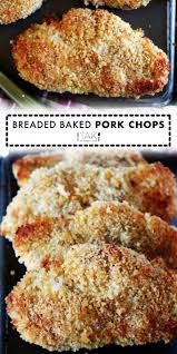 crispy breaded baked pork chops the