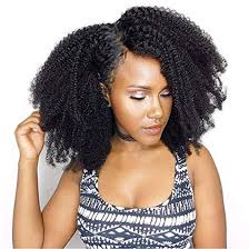 Get longer bouncy low lust hair with quality hair extensions. Amazon Com Afro Kinky Curly Human Hair Extension Weave 3 Bundles 4b 4c Hair For Black Women Virgin Hair 10 12 14 Natural Black Beauty