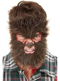 smiffys make up fx werewolf face fur brown