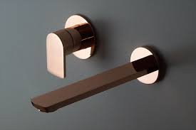 Copper Wall Mounted Basin Taps Copper