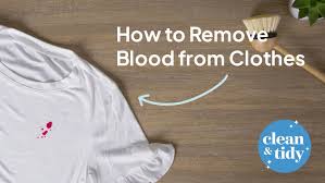 how to get blood out of clothes