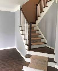 Hardwood Stairs And Luxury Vinyl Plank