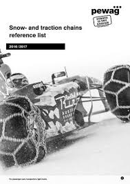Snow And Traction Chains Reference List By Pewag Issuu