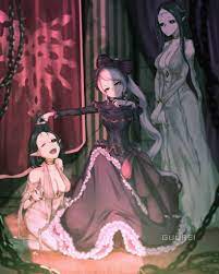 Shalltear and her vampire brides pets art | Overlord™ Amino