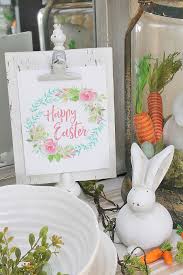 free easter printable hop clean and