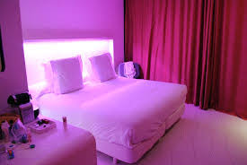 Bedroom Complete With Mood Lighting Picture Of Barcelo Raval Barcelona Tripadvisor